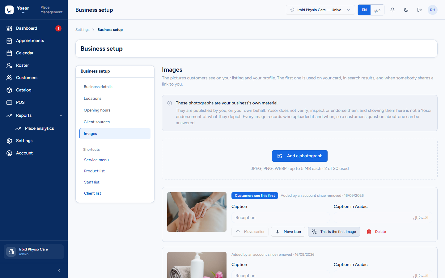 Business setup — images